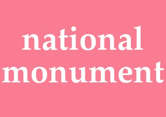 Synonym nationalmonument
