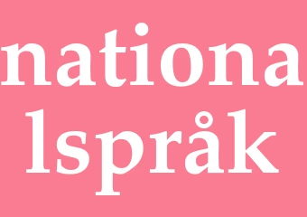 Synonym nationalspråk