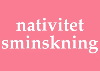 Synonym nativitetsminskning