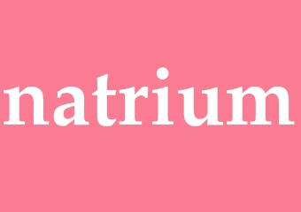 Synonym natrium