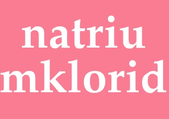 Synonym natriumklorid