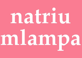 Synonym natriumlampa