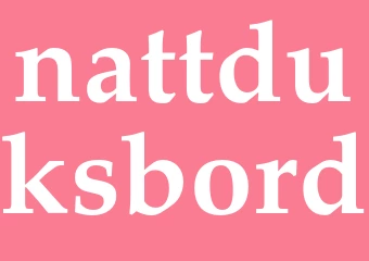 Synonym nattduksbord