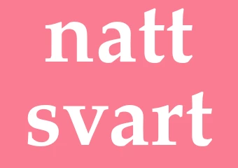 Synonym nattsvart
