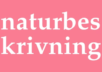 Synonym naturbeskrivning