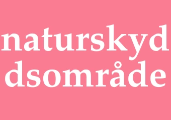 Synonym naturskyddsområde