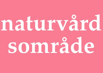 Synonym naturvårdsområde