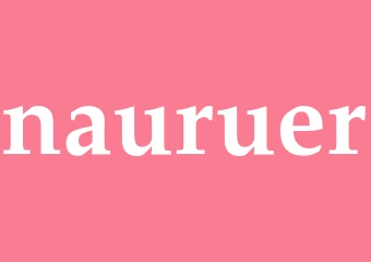 Synonym nauruer