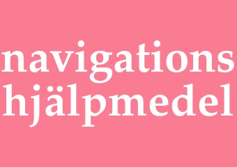 Synonym navigationshjälpmedel