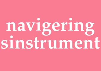 Synonym navigeringsinstrument