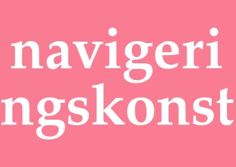 Synonym navigeringskonst
