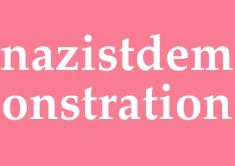 Synonym nazistdemonstration