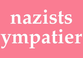 Synonym nazistsympatier