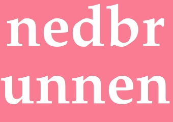 Synonym nedbrunnen
