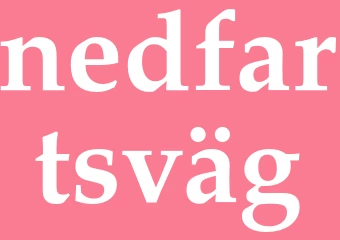 Synonym nedfartsväg