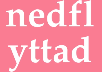 Synonym nedflyttad