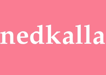 Synonym nedkalla