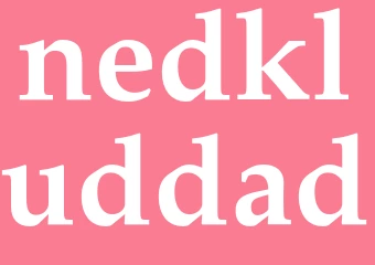Synonym nedkluddad