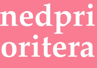 Synonym nedprioritera