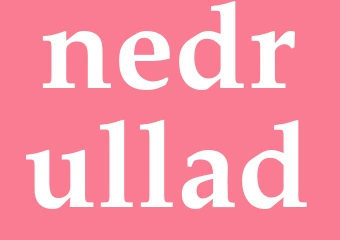Synonym nedrullad