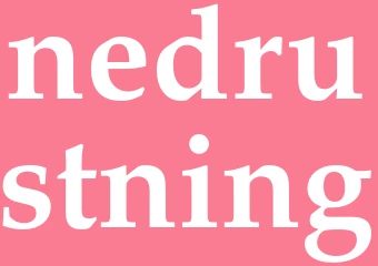 Synonym nedrustning