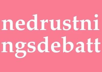 Synonym nedrustningsdebatt