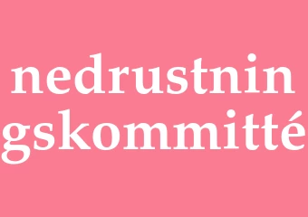 Synonym nedrustningskommitté