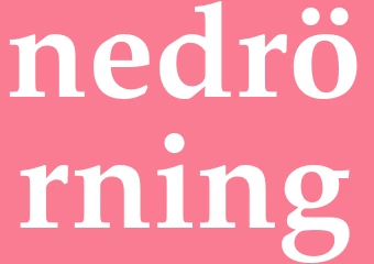 Synonym nedrörning