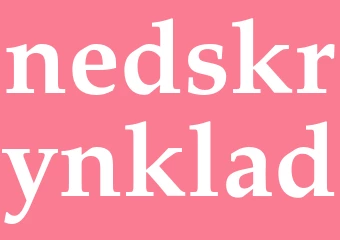 Synonym nedskrynklad