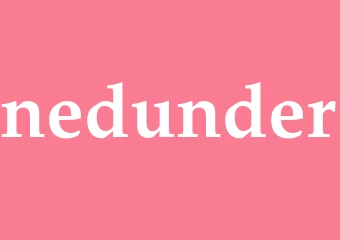 Synonym nedunder