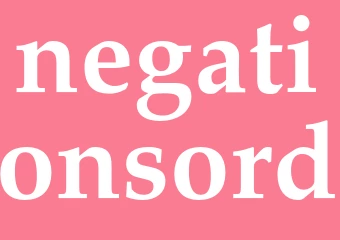 Synonym negationsord