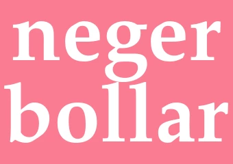 Synonym negerbollar