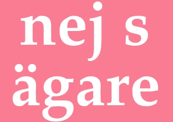 Synonym nej-sägare