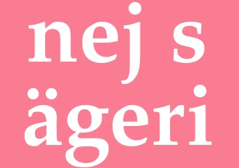 Synonym nej-sägeri
