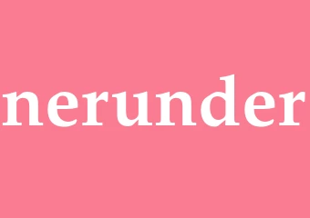 Synonym nerunder