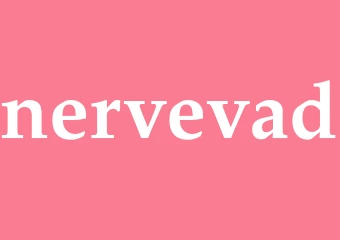 Synonym nervevad