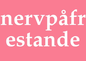 Synonym nervpåfrestande