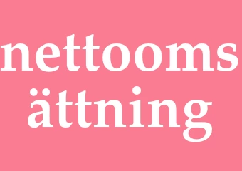 Synonym nettoomsättning