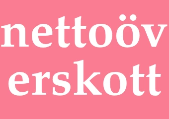 Synonym nettoöverskott