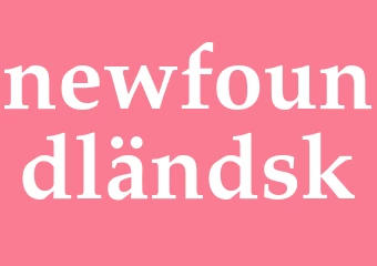Synonym newfoundländsk