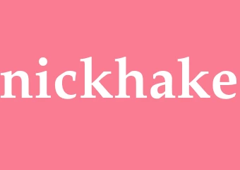 Synonym nickhake