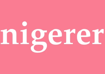 Synonym nigerer