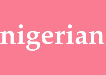 Synonym nigerian
