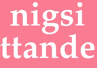 Synonym nigsittande