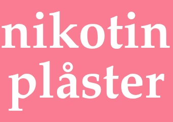 Synonym nikotinplåster