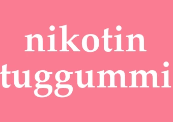Synonym nikotintuggummi