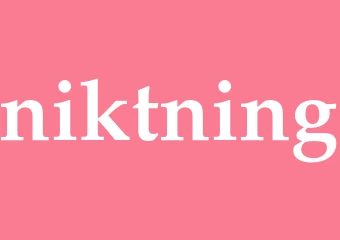 Synonym niktning