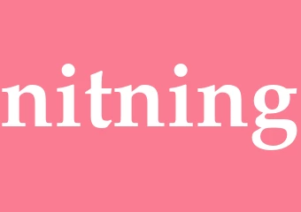 Synonym nitning