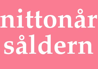 Synonym nittonårsåldern