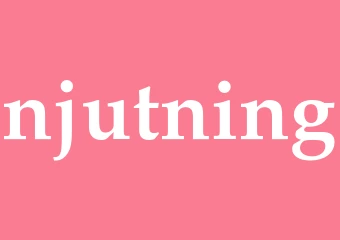 Synonym njutning
